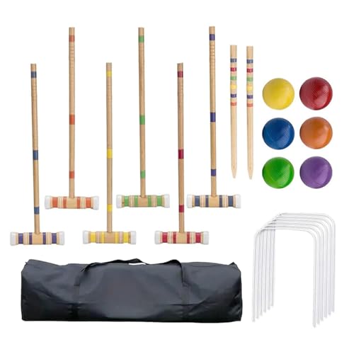Kit de croquet en bois pour retrouver la magie des grands jeux d'autrefois