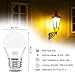 Cotanic A15 Yellow LED Bug Light Bulbs, Amber Warm Bulb, Outdoor Porch Lights, 40W Equivalent (5W), E26 Medium Base, Non-dimmable, Night Light for Bedroom, 4 Pack