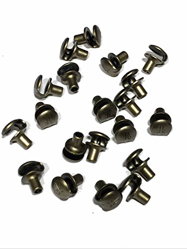 Boot lace hooks, 1/2" x 3/8" (30 hooks)