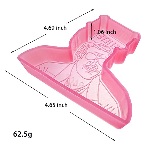 (300 Design Optional) MUBYOK M247 Men Silicone Freshie Mold for Baking Aroma Beads Car Freshie Supplies - Thumbnail 5