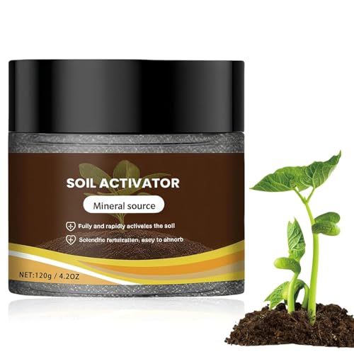 Soil Activator for Plants, Soil Pro Activator Mineral Source, Professional Bone Meal Fertilizer, Liquid Fertilizer for Indoor & Outdoor Plants, for Potting Mix, and Seedling Compost (1Pcs)