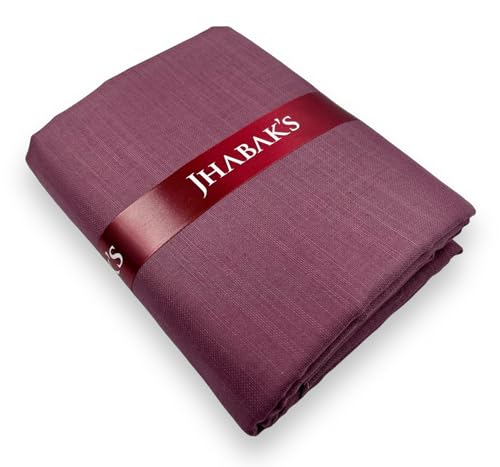 Image of JHABAK'S Unstitched 100% Pure Cotton Fabric for Men - 1.60 Meter / 2.10 Meter Piece