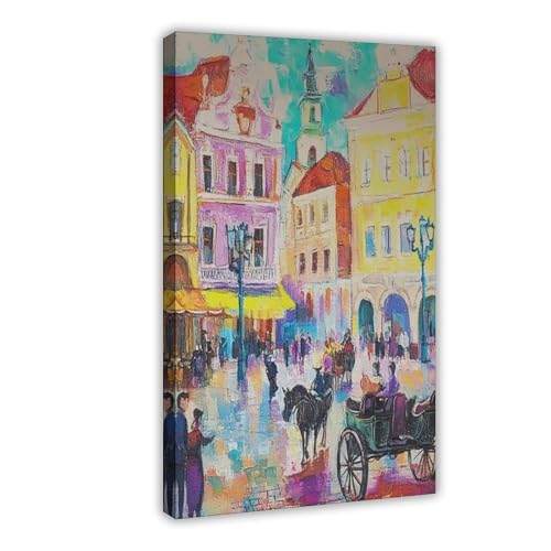 Poster coloré sur toile 40 x 60 cm, l'idée cadeau idéale pour décorer une chambre