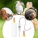24 Pcs Lamb and Goat Kid Feeding Kit Including 3 Pcs 400ml Lamb Feeding Bottles 15 Pcs Goat Nipples 6 Pcs Feeding Tube Kit 60 ml Syringe and 16 FR Tube for Puppies Goat Feeding Baby Goats