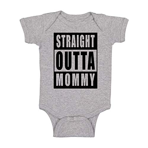 Image of Straight Outta Mommy - Funny Baby Essentials Bodysuit - Newborn Boy Clothes Baby Girl Outfit