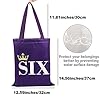 MYSOMY Six Musical Tote Bag Six Musical Merchandise Broadway Musical Gifts Six Queen Broadway Musical Gifts (six tote bag) #3