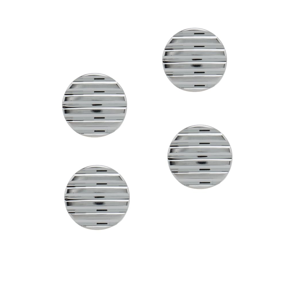 Royal Sun Engine Cylinder Head Bolt Screw Cap Plug Protector Compatible with Triumph Bonneville Bobo Black T100 T120 Thruxton 900 EFI Chrome Silver Color