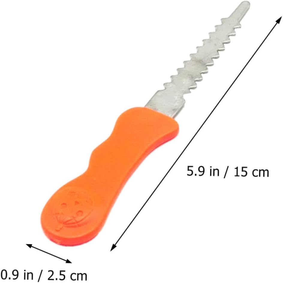 1pc Halloween Pumpkin Carving Tool Professional Stainless Steel Sculpting Tools for Creative Designs Lightweight Compact for Safe Use for Decorations Parties
