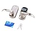 Digital Door Lock, Unlock with M1 Card, Code and Key, Security High-sensitivity High-Recognition Rate Electronic Keypad Door Lock