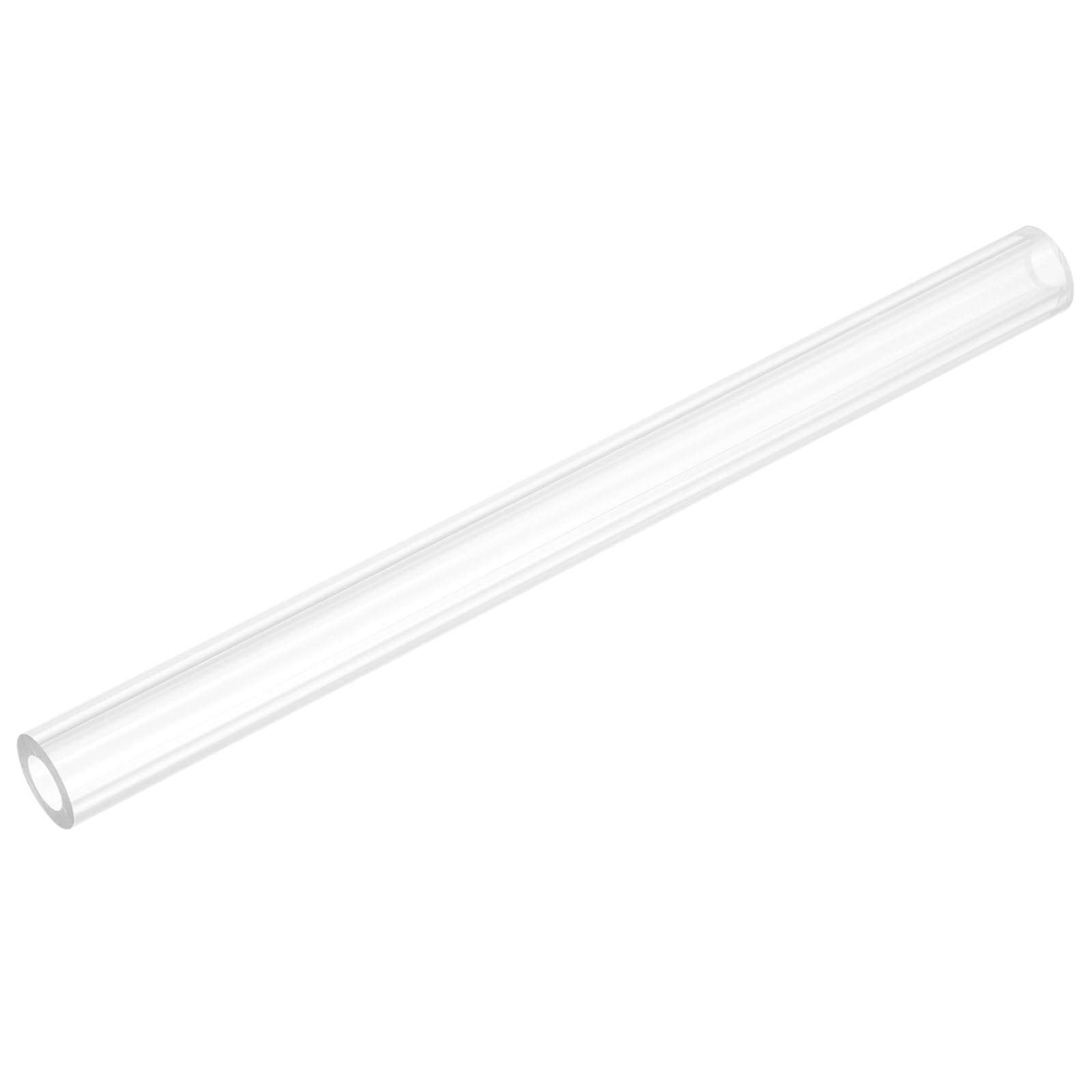 uxcell Rigid Round Clear Tubing 14mm(9/16") ID x 20mm(13/16") OD x 0.8Ft(250mm) Length Plastic Tube