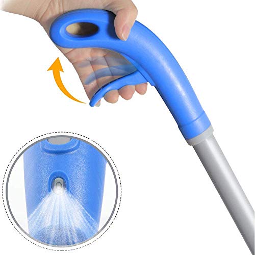 Image of Microfiber Floor Cleaning Spray Mop, Stainless Steel Spray Mop Floor Cleaning for Home with 3-Microfiber Pad, 360 Easy Mop | Refillable Bottle| Home, & Office Use- Blue