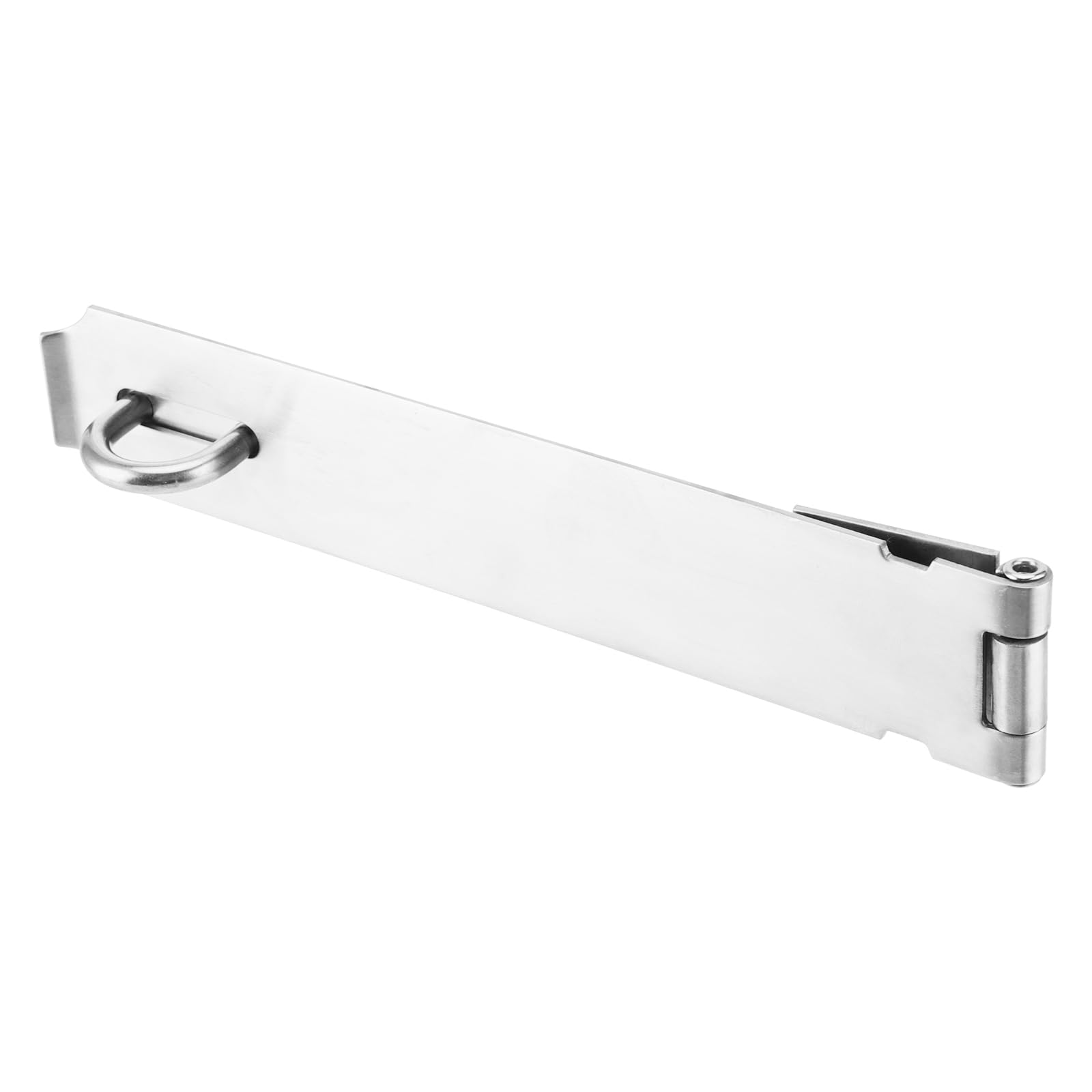 KINJOEK 4 pestillos de seguridad de acero inoxidable extragrueso de 8 pulgadas con tornillos de montaje, cerrojos de puerta de 2.8 mm para puerta de valla, puerta, gabinetes
