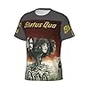 Sta&t*us Mens T-Shirt Qu&o Black Short Sleeve Casual T Shirt Crew Neck Tshirt Band Clothes Top for Men Youth Boy Fans Merch Gift #3