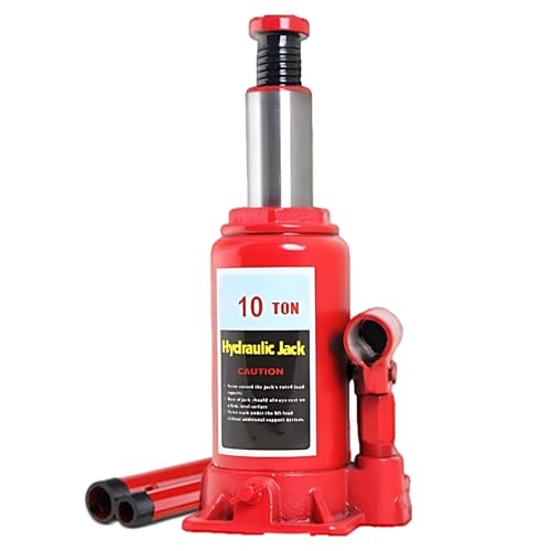 Crick Idraulico per Auto 10 Tonnellate, Martinetto Idraulico, Cric a