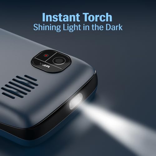 Motorola All-New A50 Dual Sim keypad Phone (with Voice Feature) | 1750 mAh Powerful Battery | 2 Years Replacement Warrenty| Rear Camera (Dark Blue) - Image 4