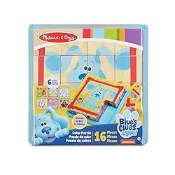 Melissa & Doug Blue’s Clues & You! Wooden Cube Puzzle (16 Pieces)