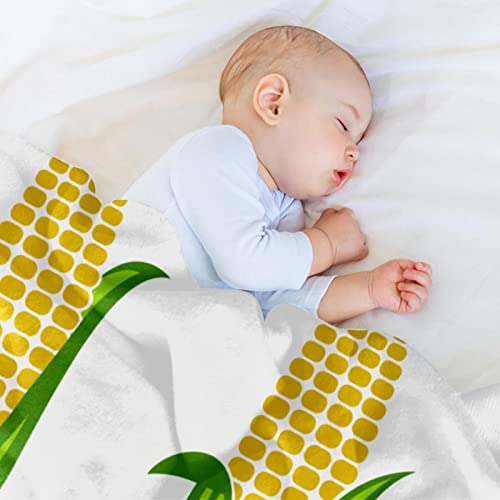Couverture polaire microfibre douce 150x200 cm plaid Ripen Corn