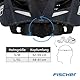 FISCHER Erwachsene Fahrradhelm, Radhelm, Cityhelm Urban Plus Brooklyn, L/XL, 58-61 cm, anthrazit matt, mit beleuchtetem Innenring-System, Stiftung Warentest-Testsieger