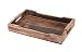 Produktbild Meinposten. Tablett Serviertablett Holz Mango braun Holztablett Deko Dekotablett Dunkelbraun (Klein (31 x 20 cm))