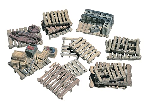 Assorted Skids Woodland Scenics HO pour décor de gare miniature