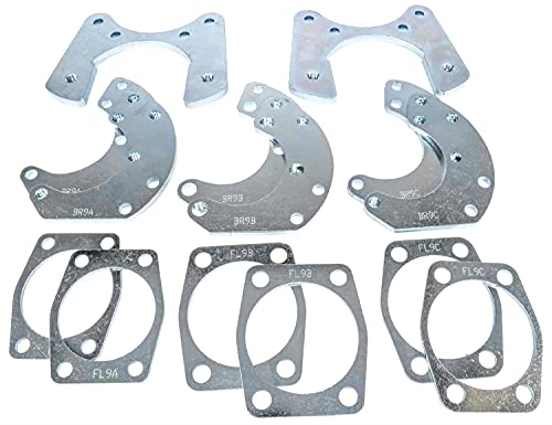 Jegs Ford 9” Passenger Car Rear Disc Brake Conversion Kit | With Parking Brake | Fits Most 1968-1977 Ford 9 Inch Passenger Car Rear Axles #TOP2