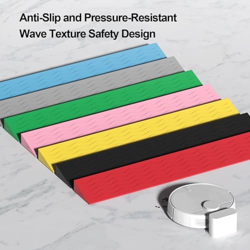 Rampa para silla de ruedas, 100x22x10 cm, amarilla miniatura 4