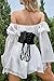 Alivila.Y Fashion Womens Underbust Boned Satin Bustier Lace Back Corset Belt Waist Corsets Top 984-Black-M