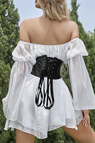 Image of Alivila.Y Fashion Womens Sexy Satin Vintage Underbust Waist Training Corset Bustier