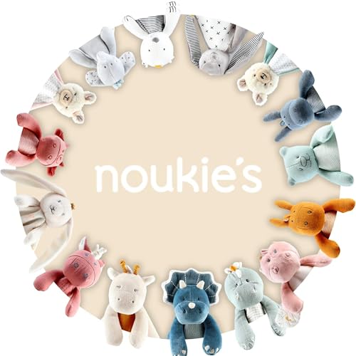 NOUKIE'S - Koc aksamitny - Bali, Moka & Snow - Ecru - 75 x 100 cm