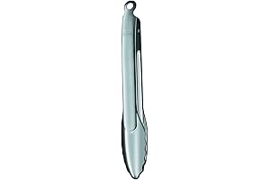 All-Clad Stainless Steel 9-Inch One-Handed Locking Tongs