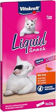 Vitakraft Snack Liquido per Gatto, 6 x 15g