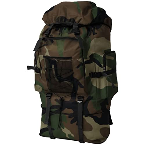 vidaXL Mochila Militar XXL 100 L Camuflaje