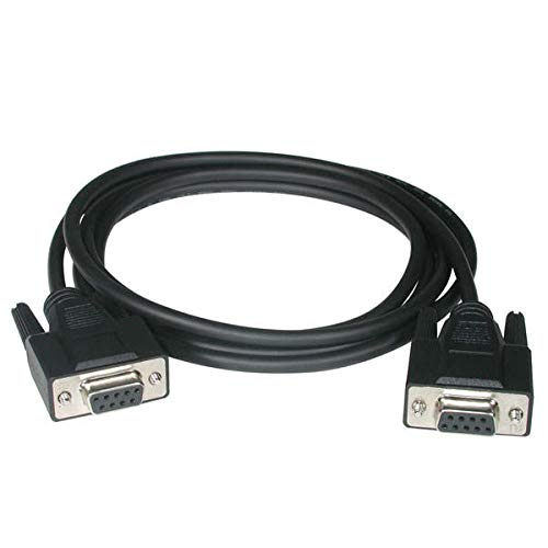 C2G 3M DB9 Female to DB9 Female Null Modem Computer Serial Port