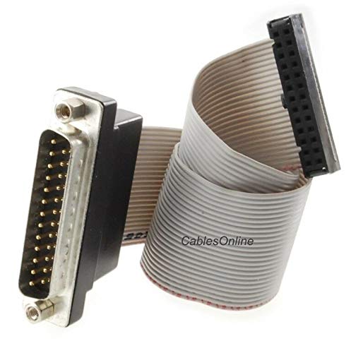 ZCH NIFER Supplies for DB25 Male to 26-Pin (2x13) IDC Female Motherboard Header Parallel Adapter