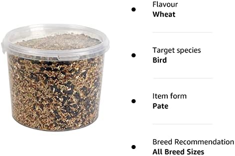 Premium Wheat Free Wild Bird Food 3L Tub