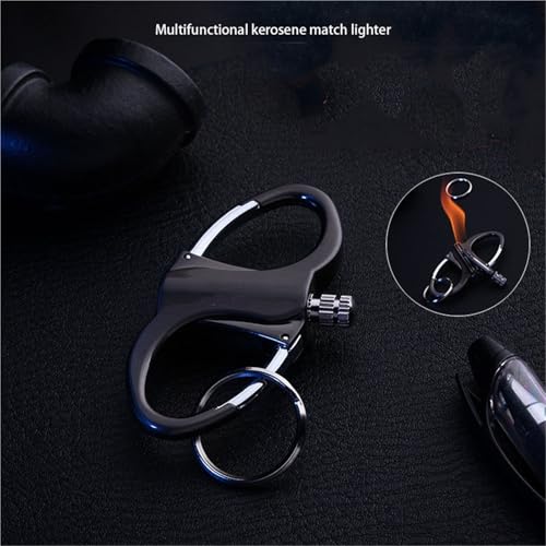 Encendedor de metal de queroseno recargable y portátil para colección 6