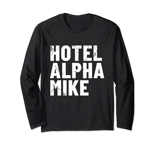 Hôtel Alpha Mike Ham Radio Opérateur Radio Amateur Comm Manche Longue