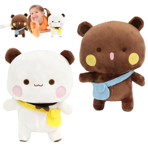 Peluches Bubu et Dudu les compagnons panda pour votre canapé
