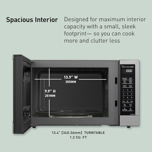 Image of Panasonic NN-SN67KS Microwave Oven, 1.2 cu.ft, Stainless Steel /Silver