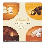 Inhalt: 18 x Cappuccino-Crisp je 2,4g, 18 x Caramel-Crisp je 2,4g, 12 x Haselnuss in Nougat je 5g, 12 x Mandel-Vanille je 5g