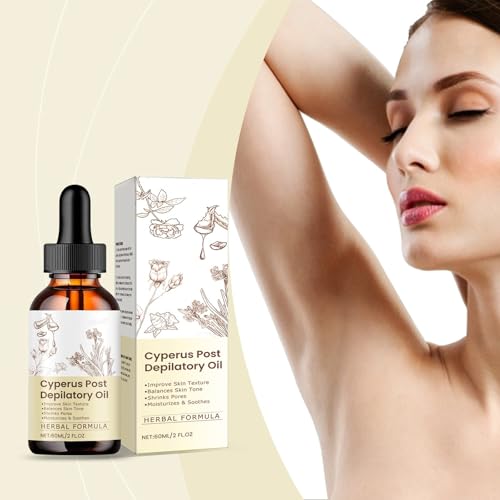 Aceite de cuidado para la depilación, ingredientes suaves, hidrata y nutre la piel para que sea suave y delicada, aceite de cuidado para la depilación 60 ml GwL198 (beige, 3,3 x 12 cm)