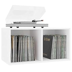 Doneioe Boîte de Rangement pour Disque Vinyle, présentoirs/Rangement pour Disque Vinyle LP, 71x34x36 cm, Blanc - Les Beatles, Paul McCartney, John Lennon, RIngo Starr, George Harrison Doneioe Boîte de Rangement pour Disque Vinyle, présentoirs/Rangement pour Disque Vinyle LP, 71x34x36 cm, Blanc – Image 5