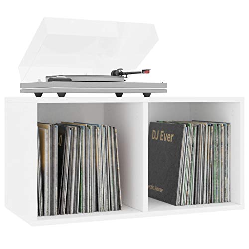 Doneioe Boîte de Rangement pour Disque Vinyle, présentoirs/Rangement pour Disque Vinyle LP, 71x34x36 cm, Blanc - Les Beatles, Paul McCartney, John Lennon, RIngo Starr, George Harrison Doneioe Boîte de Rangement pour Disque Vinyle, présentoirs/Rangement pour Disque Vinyle LP, 71x34x36 cm, Blanc – Image 6