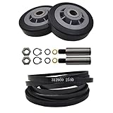 12001541 303373 303373K ドライヤードラムローラーキット & 3-12959 ドライヤードラムベルト交換、maytag、kenmore、Crosleyに最適。