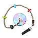 LED Disc Swing Seat Climbing Rope with Platforms Swing Set Outdoor Backyard Playground Accessories