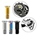 Ldbuejiaja 2 Pcs Bicycles Rear Derailleur Screws Pulley Guide Wheel Fixed Bolts Rear Derailleur Pulley Bolts for Mountain Road Guide Wheel Fixing Bolts Screws Alloy Screws Lightweight Folding