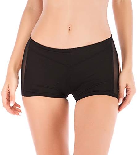 DODOING Butt Lifter Shapewear Panty Booty Hip Enhancer Tummy Control Body Shaper Black