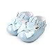 Sabe Infant Baby Girls Soft Sole Prewalker Crib Mary Jane Shoes Princess Light Shoes (12cm(6-12 Month), A-Little Blue)