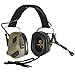 EARMOR M32 PLUS - Auriculares tácticos para caza y tiro, versión 2024, con micrófono, amplificación de sonido, chaqueta Nato TP120, color verde