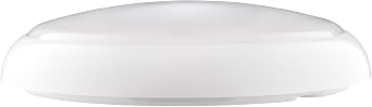 Horizon LED Bulkhead Ceiling & Wall Light, Colour Temperature Switchable 3000K/4000K/6000K, Power Selectable 12W/15W/18W, Round, IP65 Water Resistant, White Trim (Standard) [Energy Class C]